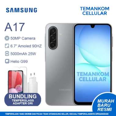 Samsung A17 2025 BARU RAM 16GB 8GB+8GB Extend RAM 8/128 8GB 128GB NFC Garansi Resmi Gray + 25W + Tg