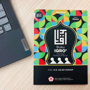 Buku IQRO MILENIAL Iqro Cara Cepat Membaca AlQuran Edisi Milenial Penerbit AlQosbah Ukuran A5 HITAM