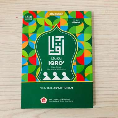 Buku IQRO MILENIAL Iqro Cara Cepat Membaca AlQuran Edisi Milenial Penerbit AlQosbah Ukuran A5 HIJAU