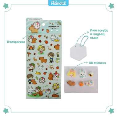 Mokonya DIY Set Stickers 2550-6191 / Stiker - Adinata