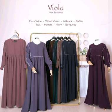 viola by Afifathin set non ped long| gamis syar'i| gamis premium| gamis Afifathin| nacita M Wood vio