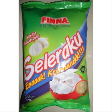 Finna Selerakuu Bawang/Udang 200gr - kerupuk udang mentah - kerupuk bawang mentah -kerupuk mentah ta