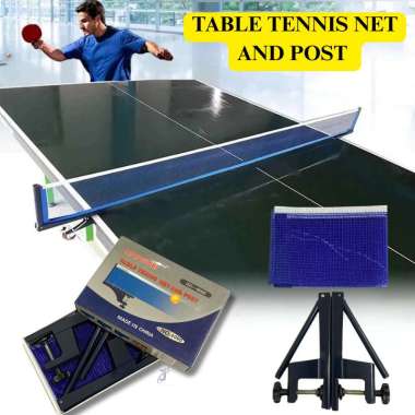 Net Pingpong Tenis Meja Net Jaring & Post Pingpong Table Tennis Meja