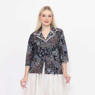 Set Couple Batik Kemeja Blazer - Bhatara Batik Set Couple Kaysan Kirei 5974 - Atasan Batik Modern Bl