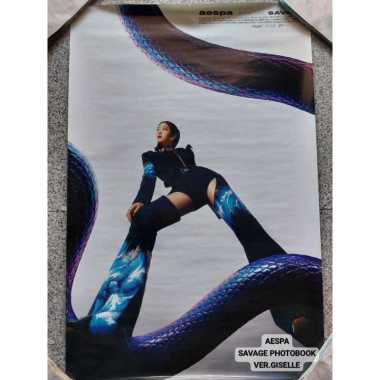 Aespa Savage Photobook Poster Official - Official Poster Giselle