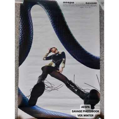 Aespa Savage Photobook Poster Official - Official Poster Winter