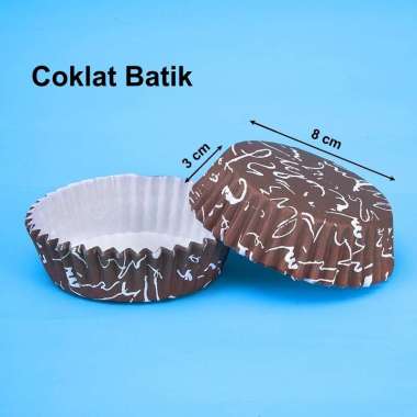 aiGooTan - ALAS ROTI (ISI 10) - Paper Cup Case Bread Cake Panjang Bulat Kertas Motif Anti Lengket Lo