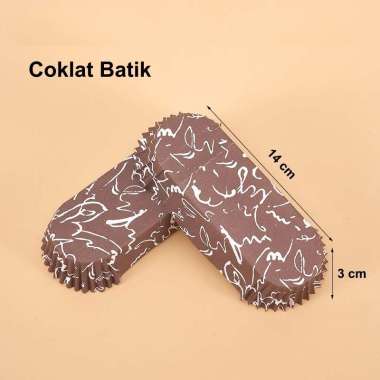 aiGooTan - ALAS ROTI (ISI 10) - Paper Cup Case Bread Cake Panjang Bulat Kertas Motif Anti Lengket Lo