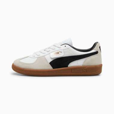 PUMA Palermo Lth White-Vapor Gray Sneakers 39646401 / 262 8.5
