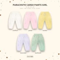 BOHOPANNA - PARACHUTE CARGO PANTS GIRL - Celana Cargo Anak Perempuan
