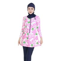 Lasona Women Burkini Hijab Swimwear Loose Style Baju Renang Muslim Wanita TRPM-C Style 2L7