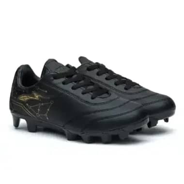 Speed - Sepatu Bola Anak - Soccer Jay - Putih Gold - sepatu soccer unisex - uk 33-36