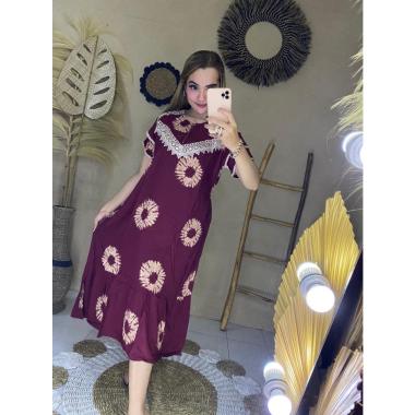 DASTER ARAB RENDA QUEENSA / DASTER BUSUI / DASTER RENDA MURAH / DASTER DAILY MAROON