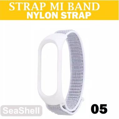 SILVER TECH NYLON STRAP MI BAND 5 / MIBAND 6 TALI NYLON MI BAND 5 / MI BAND 6 KWALITAS PREMIUM 05
