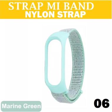SILVER TECH NYLON STRAP MI BAND 5 / MIBAND 6 TALI NYLON MI BAND 5 / MI BAND 6 KWALITAS PREMIUM 06