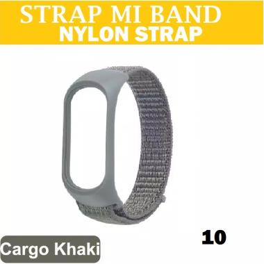 SILVER TECH NYLON STRAP MI BAND 5 / MIBAND 6 TALI NYLON MI BAND 5 / MI BAND 6 KWALITAS PREMIUM 10
