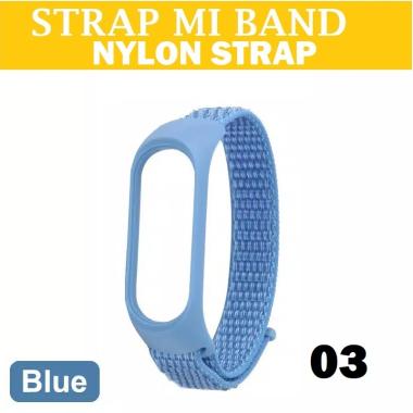SILVER TECH NYLON STRAP MI BAND 5 / MIBAND 6 TALI NYLON MI BAND 5 / MI BAND 6 KWALITAS PREMIUM 03