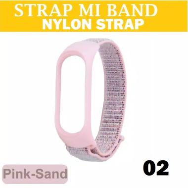 SILVER TECH NYLON STRAP MI BAND 5 / MIBAND 6 TALI NYLON MI BAND 5 / MI BAND 6 KWALITAS PREMIUM 02