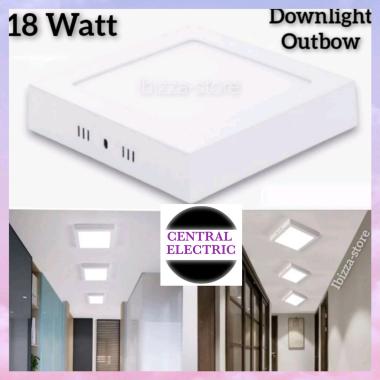 Downlight tempel/downlight outbow 18watt kotak