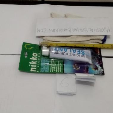 PAKET LEM KACA KECIL LEM SEALANT SILICON SARUNG TANGAN BENANG PENGAMAN