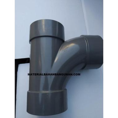 Tee Way 5 x 3 Inch D Penyambung Pipa Te Ye Rucika Ledeng Saluran Air