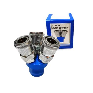 Quick Coupler cabang 3 / 3 Pass Quick Coupler
