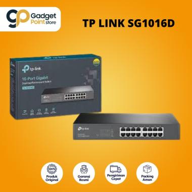 TP-Link TL-SG1016D 16-Port Gigabit Desktop/Rackmount Switch SG 1016 D