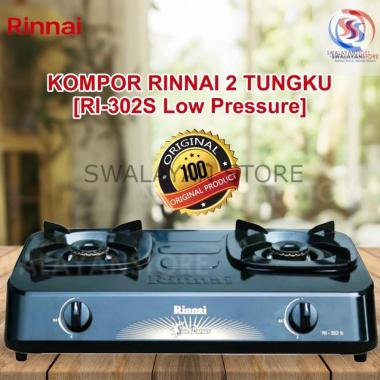KOMPOR RINNAI 2 TUNGKU RI 302/301 S - LOW PRESSURE