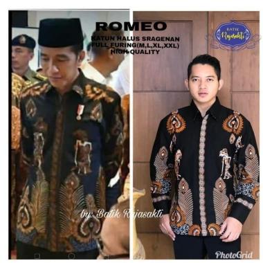 KEMEJA BATIK PRIA JOKOWI LENGAN PANJANG MOTIF WAYANG big size xxxl