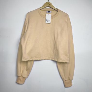 LENKA SWEATER CROPPED | Oversize Croope Sweater | Sweater Wanita Crop Polos | Oversize Lenka Spandek