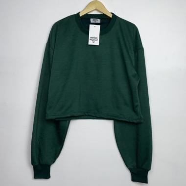 LENKA SWEATER CROPPED | Oversize Croope Sweater | Sweater Wanita Crop Polos | Oversize Lenka Spandek