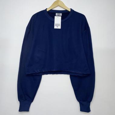 LENKA SWEATER CROPPED | Oversize Croope Sweater | Sweater Wanita Crop Polos | Oversize Lenka Spandek