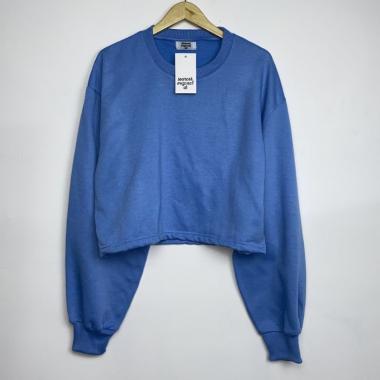 LENKA SWEATER CROPPED | Oversize Croope Sweater | Sweater Wanita Crop Polos | Oversize Lenka Babyter