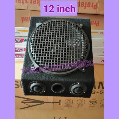 Speaker Curve Woofer 12 inch + Box + Tweeter