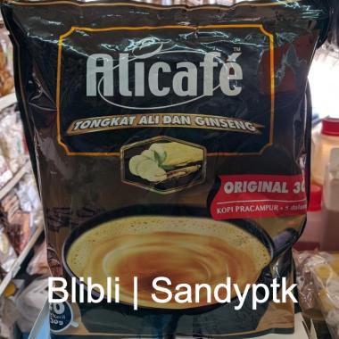 Alicafe Tongkat Ali dan Ginseng Original Kopi Pracampur Asli Malaysia