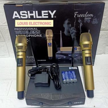 Mic Microphone Wireless ASHLEY Freedom 2 Mic Handheld ORIGINAL