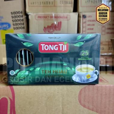 Promo Harga Tong Tji Teh Celup Green Tea Dengan Amplop per 25 pcs 2 gr - Blibli