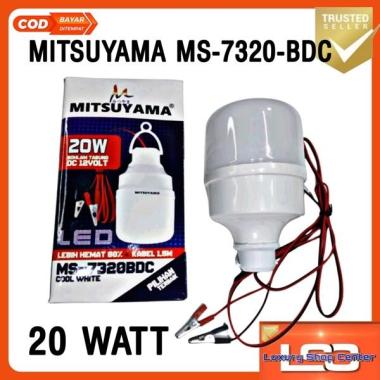 Lampu Emergency 20 Watt Mitsuyama MS-7320 BDC Bohlam AKI 5/10/15/20W 20WATT