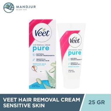 Veet Hair Removal Cream Sensitive [25g] PUTIH