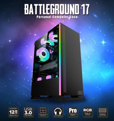 Casing Simbadda BattleGround 17 - ATX, mATX Tempered Glass