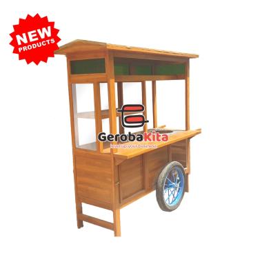 Gerobak Gorengan Kayu Murah Jati