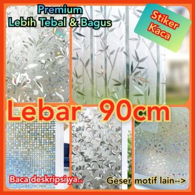 SUNBLAST PREMIUM STIKER STICKER KACA PINTU JENDELA RUMAH 3D SANBLAST ukuran KC 3