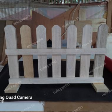 pagar kelinci kayu P50/35 cm