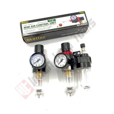 MOLLAR Mini Air Control Unit 1/4 Inch Filter Kompresor Udara Regulator DOUBLE TABUNG