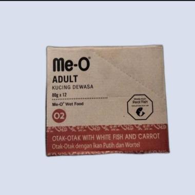 Meo wet food otak otak meo pouch 1DUS makanan kucing basah all varian OO Adlt No.2