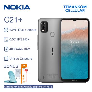 Nokia C21+ 3/32 Android Nokia C21 plus 3GB 32GB Garansi RESMI TAM Biru