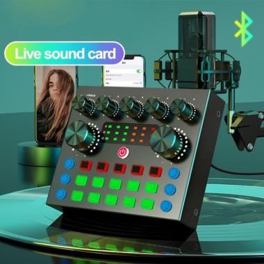 Soundcard V8S / Sound Card V17 Bluetooth Sound Card Audio USB External ukuran soundcard v8s