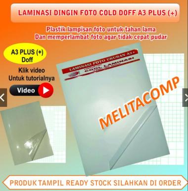 Plastik Laminasi Foto Silky Doff A3 Plus 10 Lembar Ukuran 340 x 510 mm 140 Gram"