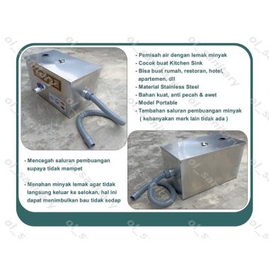 grease trap perangkap lemak minyak penyaring lemak minyak