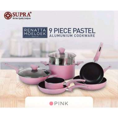 Panci set Renatta Moeloek-Supra 9 pcs pink